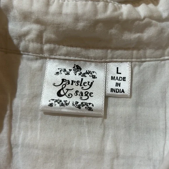Parsley &Sage Button down. Large - Picture 8 of 9